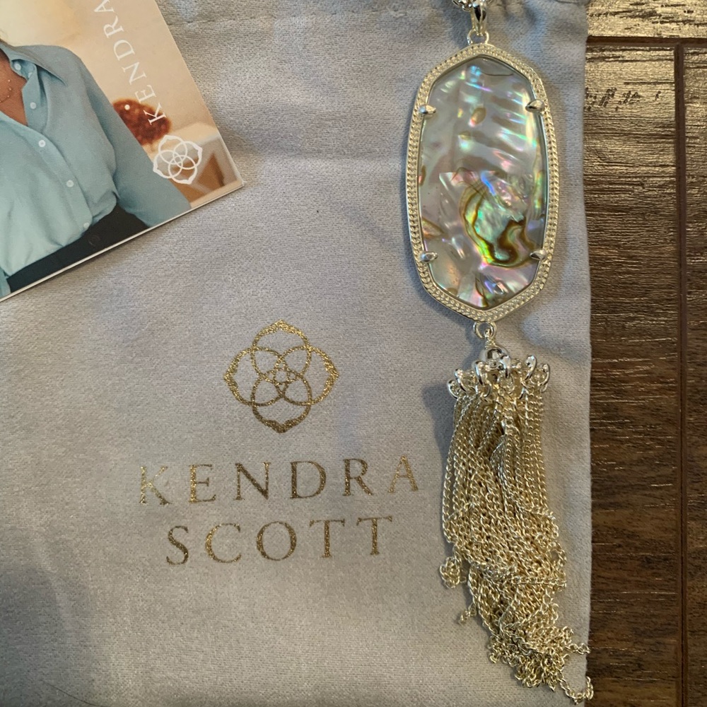 Kendra Scott- Rayne Necklace- Clear Abalone Shell
